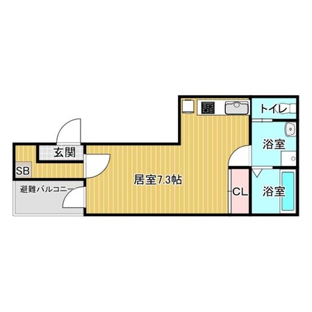 ハーモニーテラス歌島Ⅴの物件間取画像